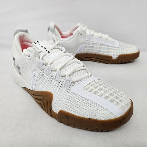 Under Armour Men's TriBase Reign 6 Cross Training Shoes 3027341-100 White Sz 9.5